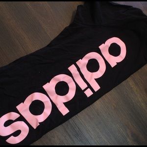 Black and pink adidas shirt 🤩